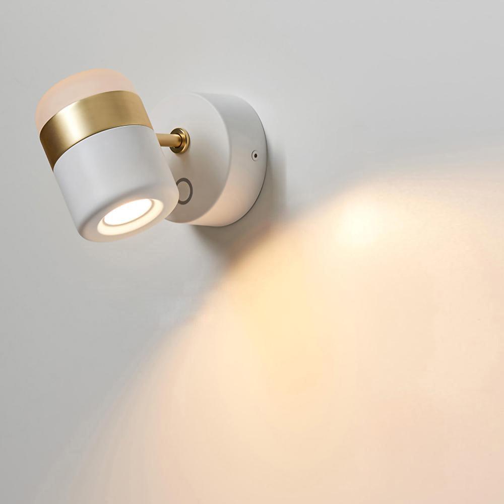 Liorinora lampada da parete in vetro nero con Cavo Regolabile