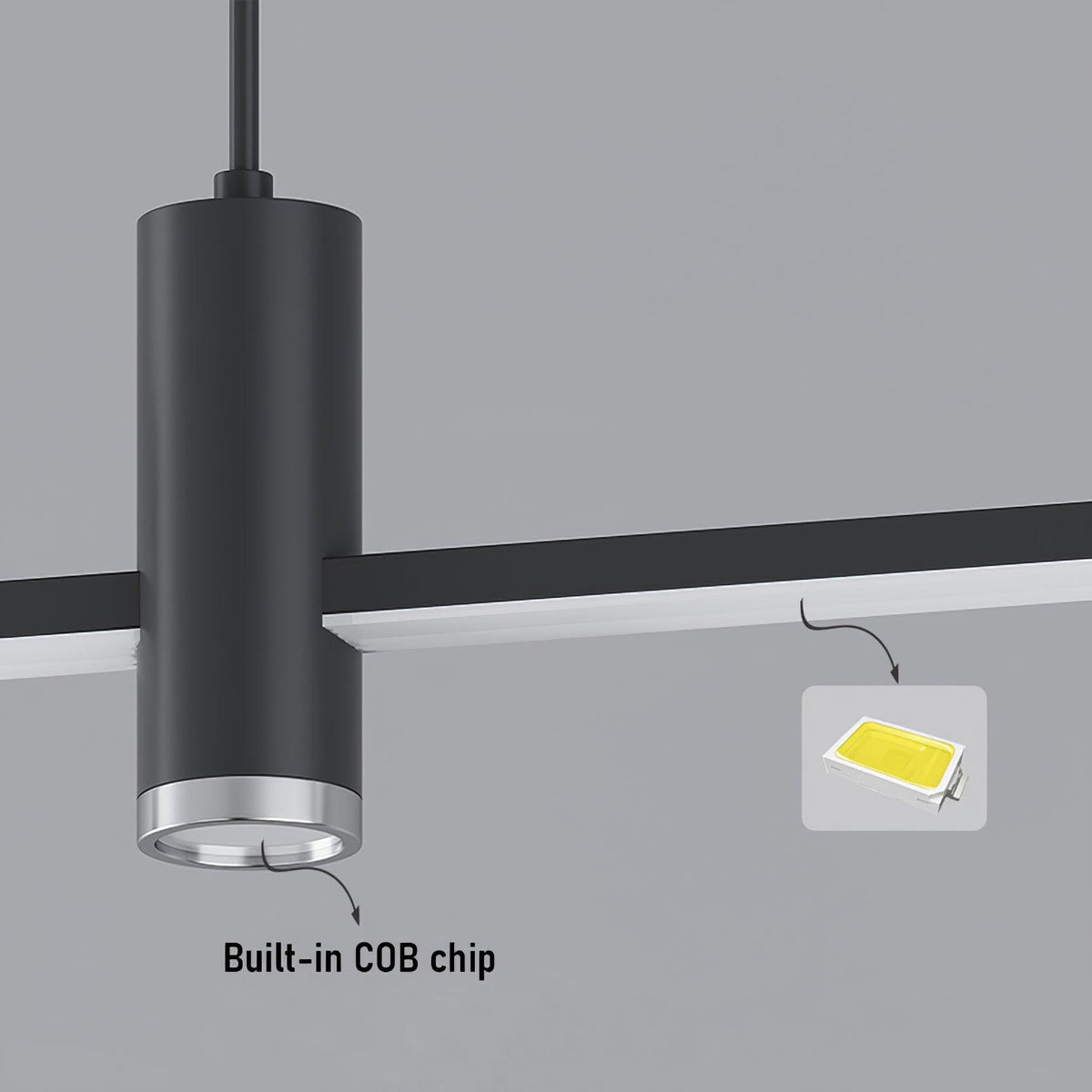 Auroaine lampada a sospensione Oro minimalista lineare per sala da pranzo