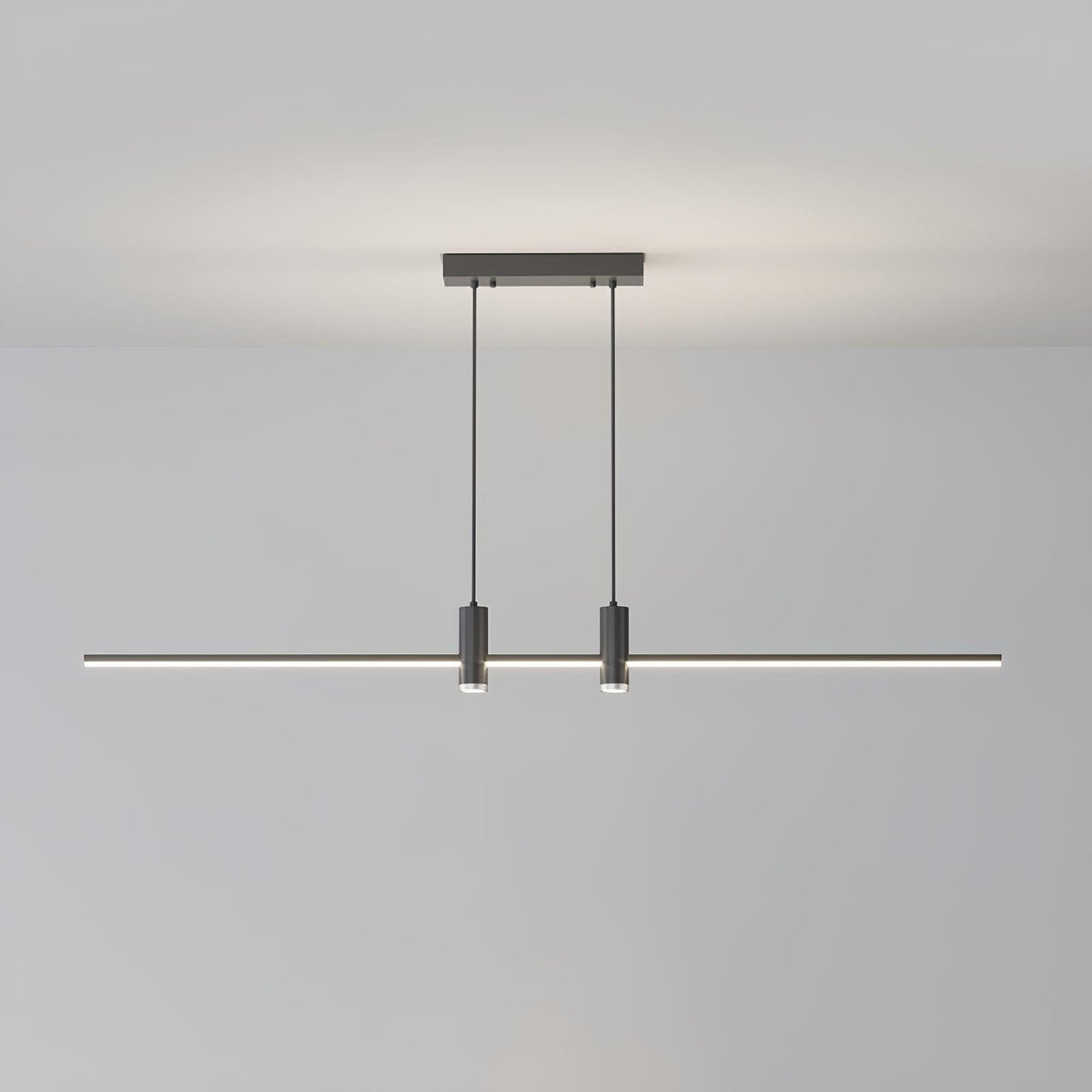 Auroaine lampada a sospensione Oro minimalista lineare per sala da pranzo