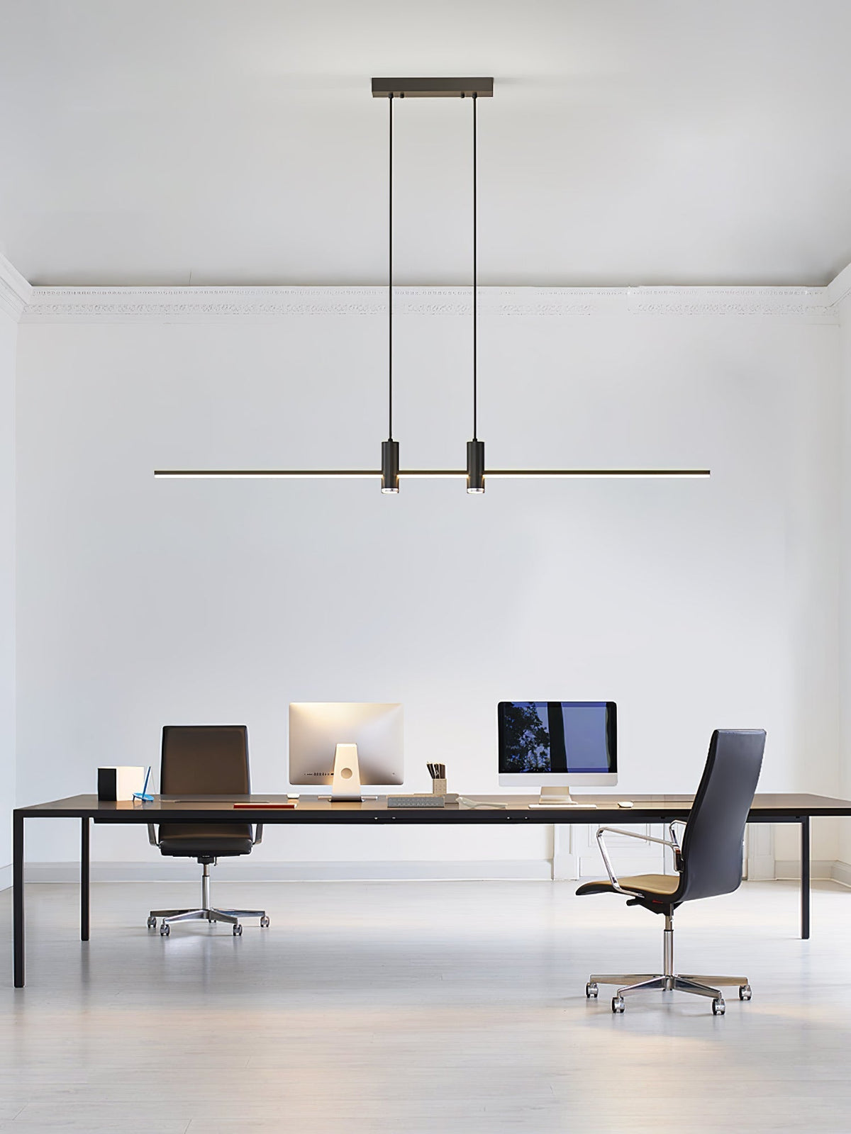 Auroaine lampada a sospensione Oro minimalista lineare per sala da pranzo