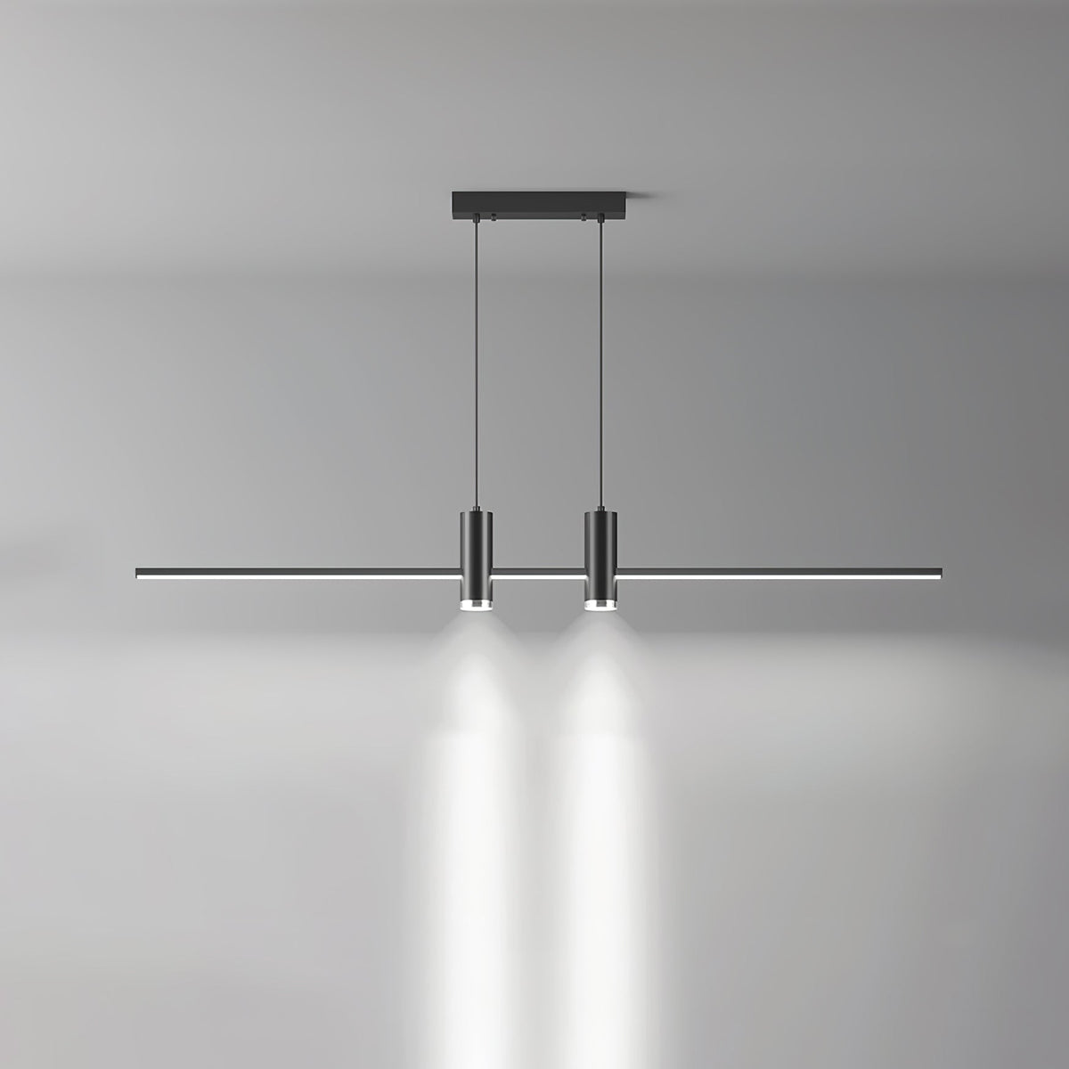 Auroaine lampada a sospensione Oro minimalista lineare per sala da pranzo