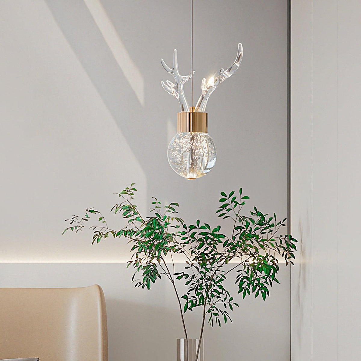 Aliran lampada a sospensione artistica in alluminio