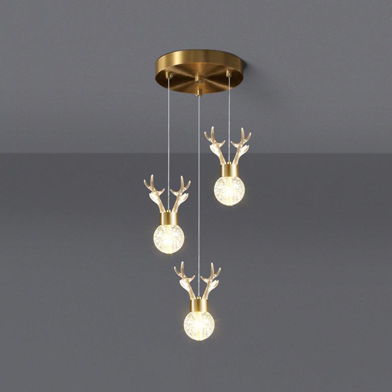 Aliran lampada a sospensione artistica in alluminio
