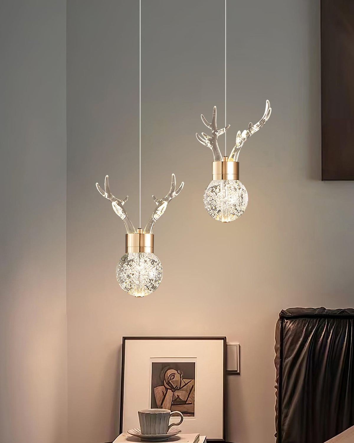 Aliran lampada a sospensione artistica in alluminio