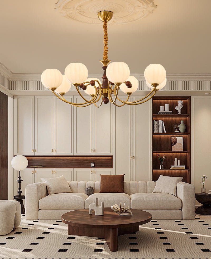 Omirara lampadario Eleganza vintage in legno Tradizionale
