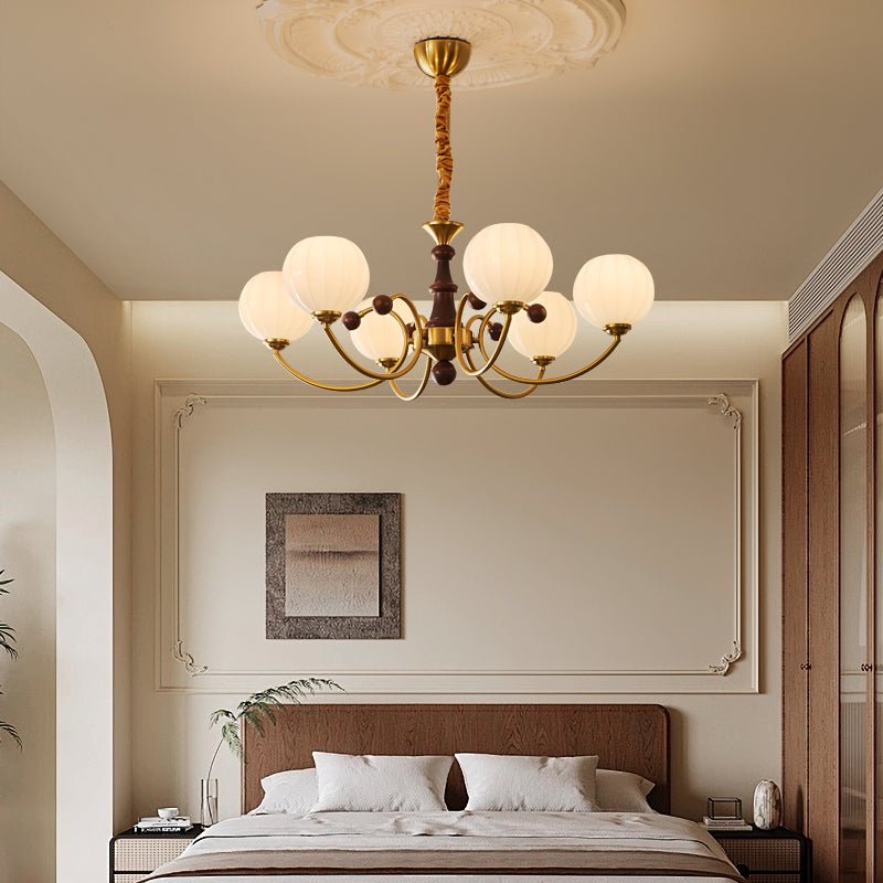Omirara lampadario Eleganza vintage in legno Tradizionale