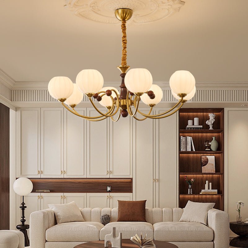 Omirara lampadario Eleganza vintage in legno Tradizionale