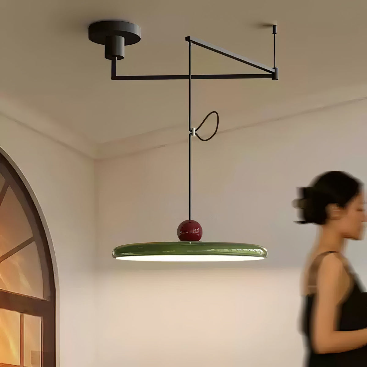 Exvane lampada a sospensione moderna in acrilico