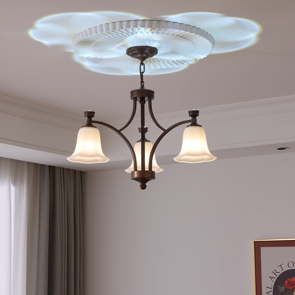 Viloros lampadario Tradizionale Premium in vetro a Campana