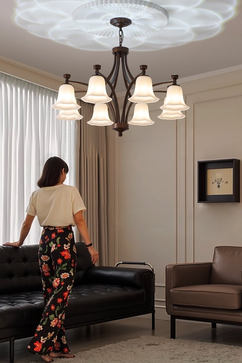 Viloros lampadario Tradizionale Premium in vetro a Campana