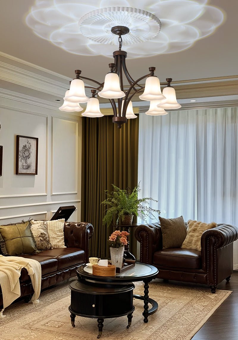 Viloros lampadario Tradizionale Premium in vetro a Campana