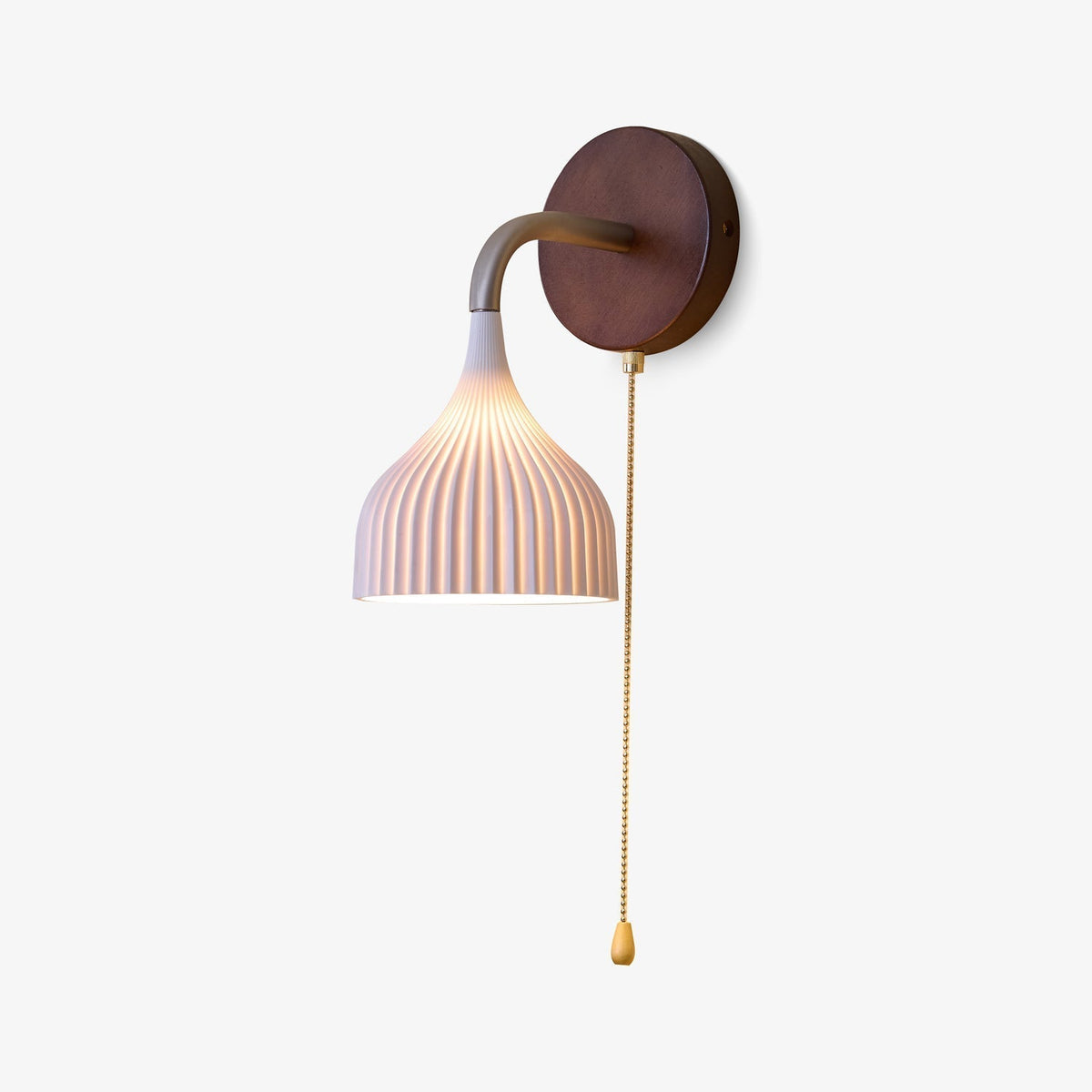 Cimararae Elegance lampada da parete in legno classico
