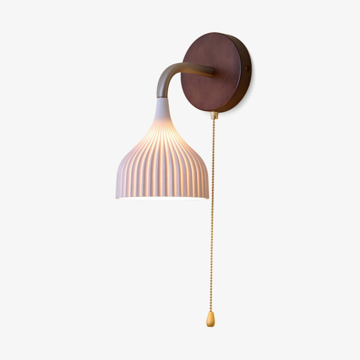 Cimararae Elegance lampada da parete in legno classico