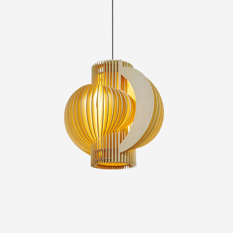 Rinaena lampada a sospensione in legno
