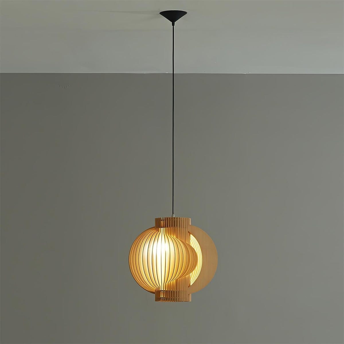 Rinaena lampada a sospensione in legno