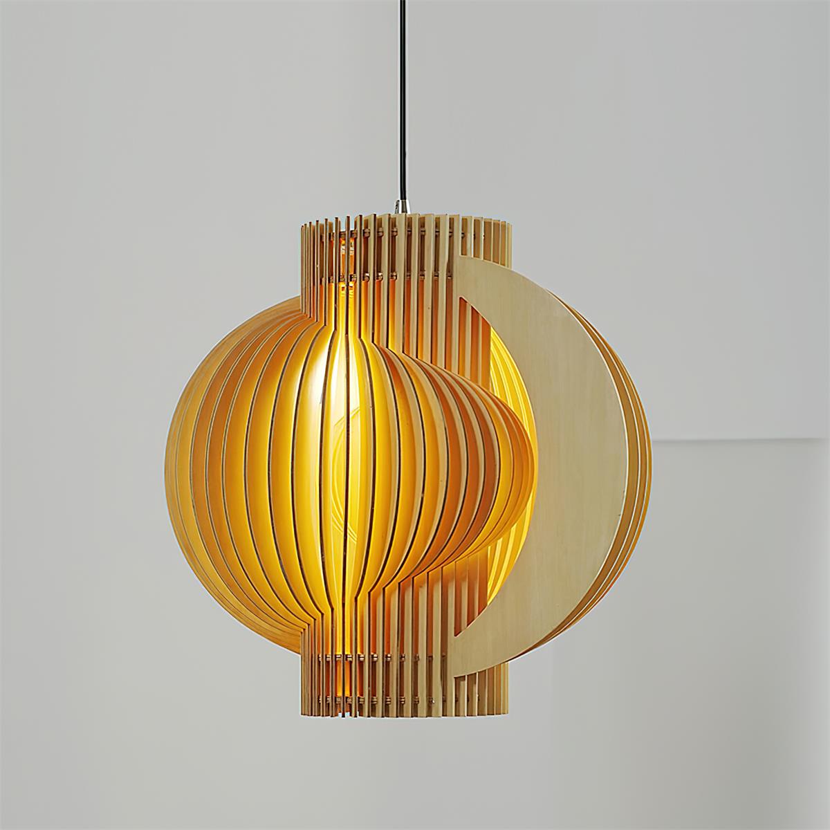Rinaena lampada a sospensione in legno