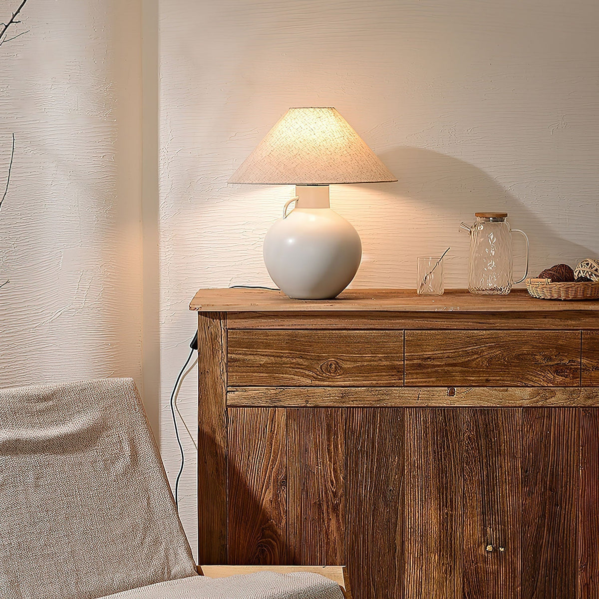 Ceruise Opal Ceramic lampada da tavolo