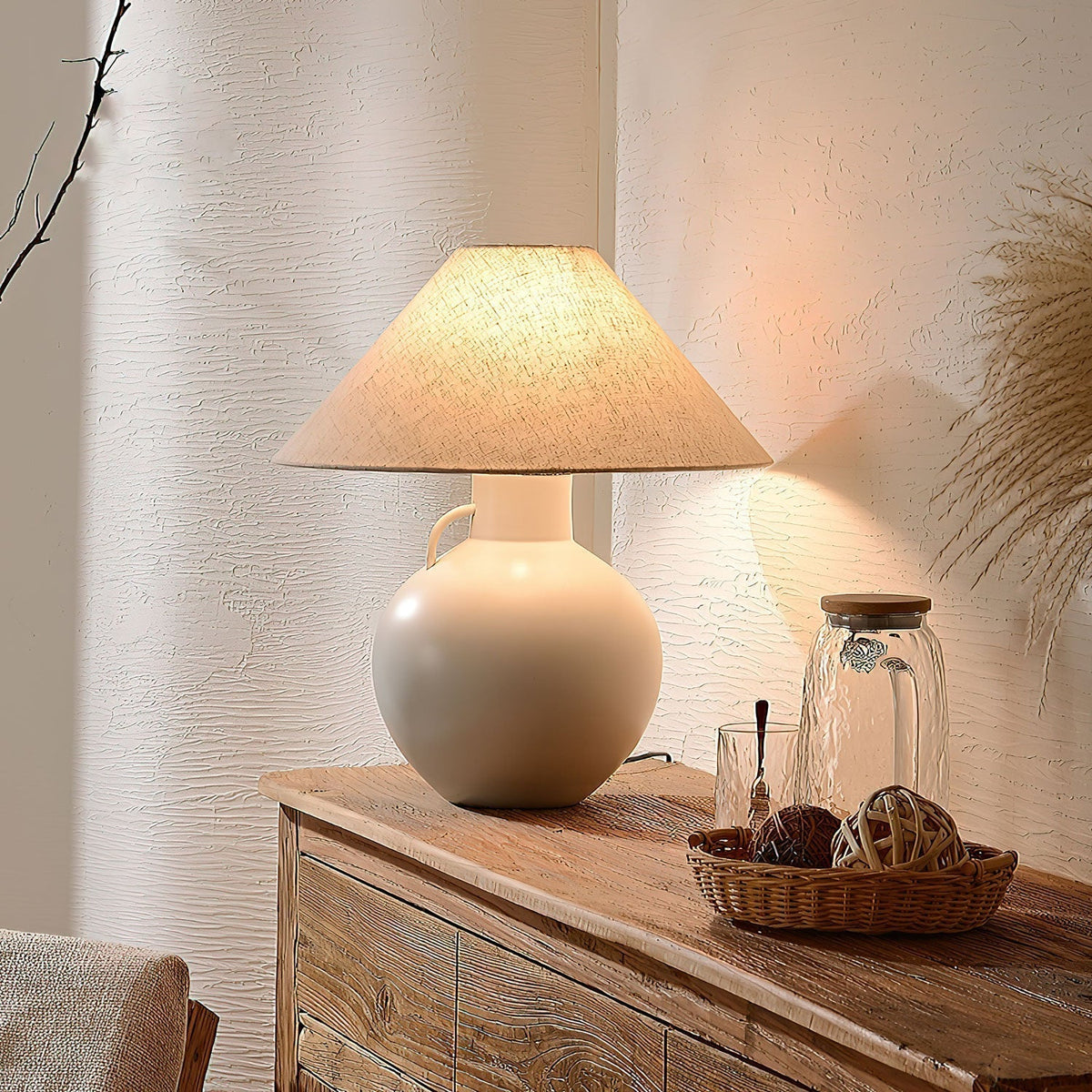Ceruise Opal Ceramic lampada da tavolo