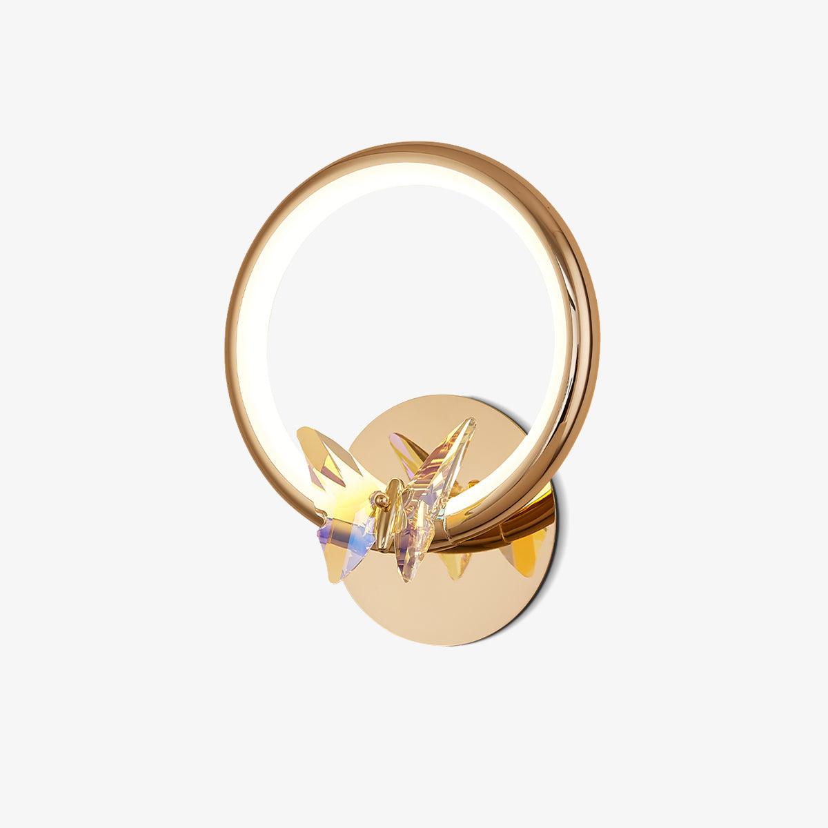 Ersoren Magic Butterfly Crystal lampada da parete