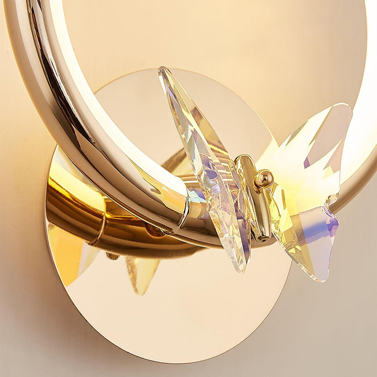 Ersoren Magic Butterfly Crystal lampada da parete