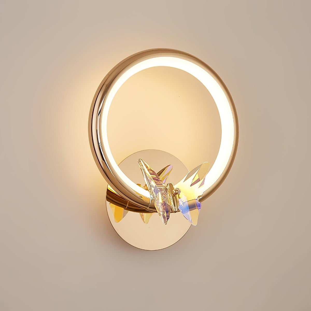 Ersoren Magic Butterfly Crystal lampada da parete