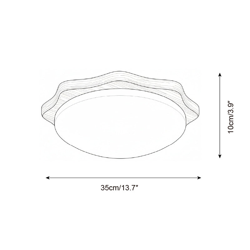 Rinaeria lampada da soffitto in legno