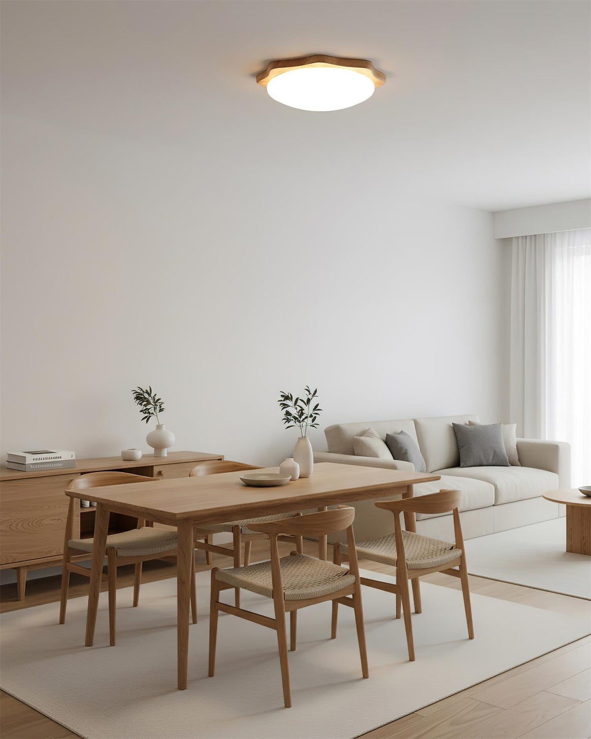Rinaeria lampada da soffitto in legno