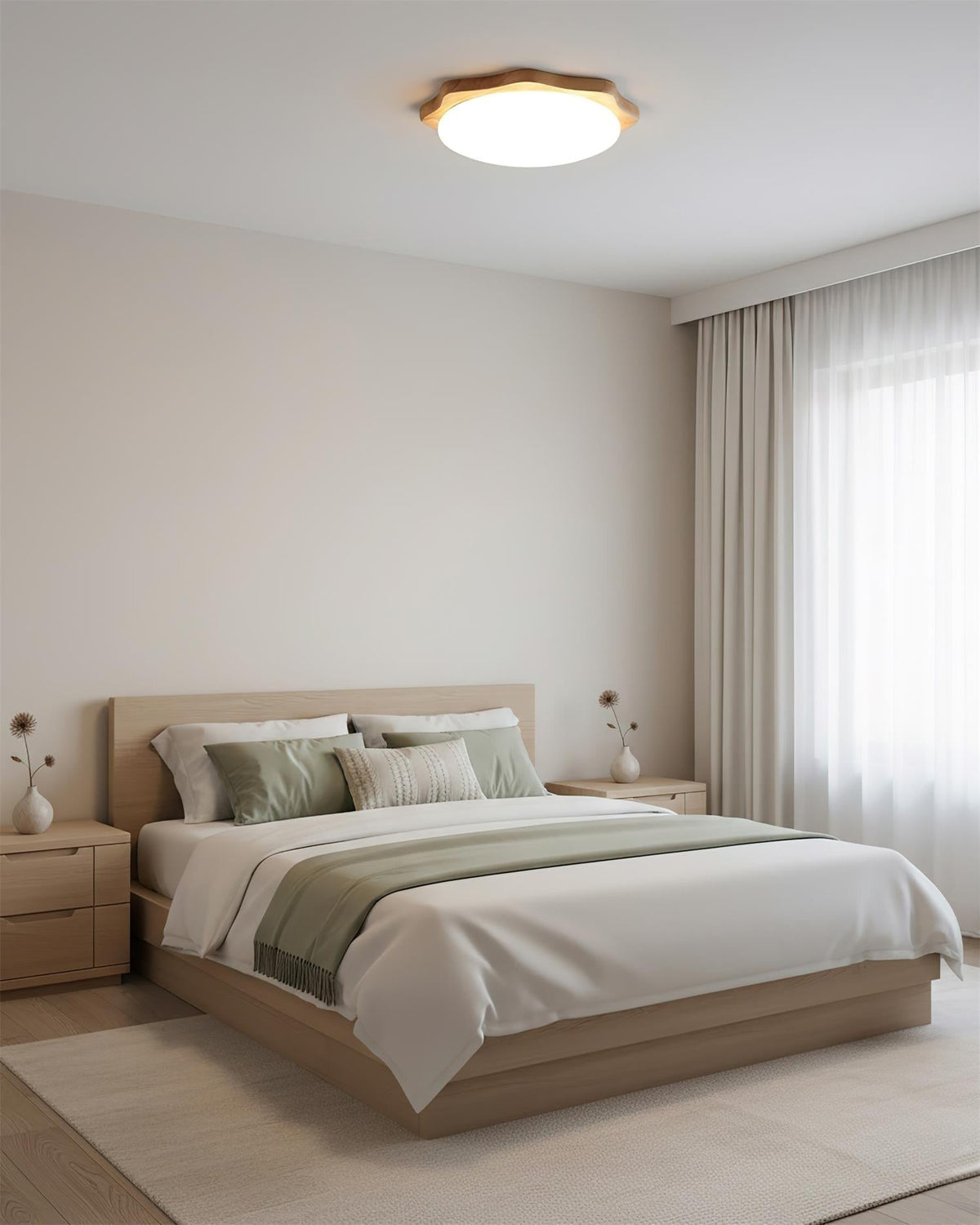 Rinaeria lampada da soffitto in legno