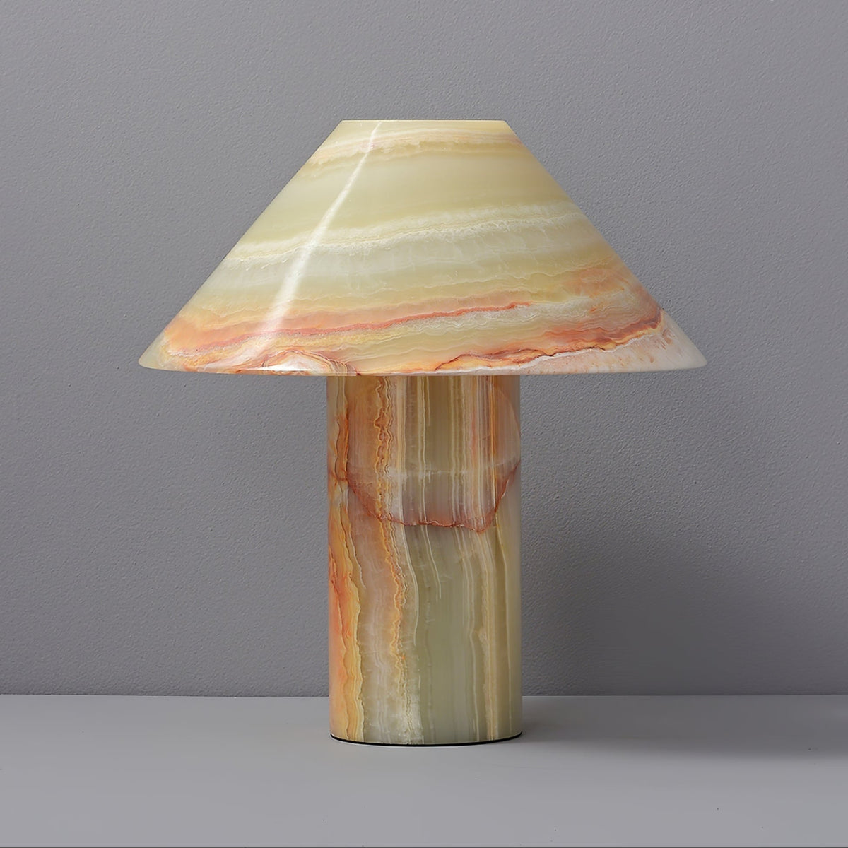 Velalelia vintage lampada da tavolo in giada