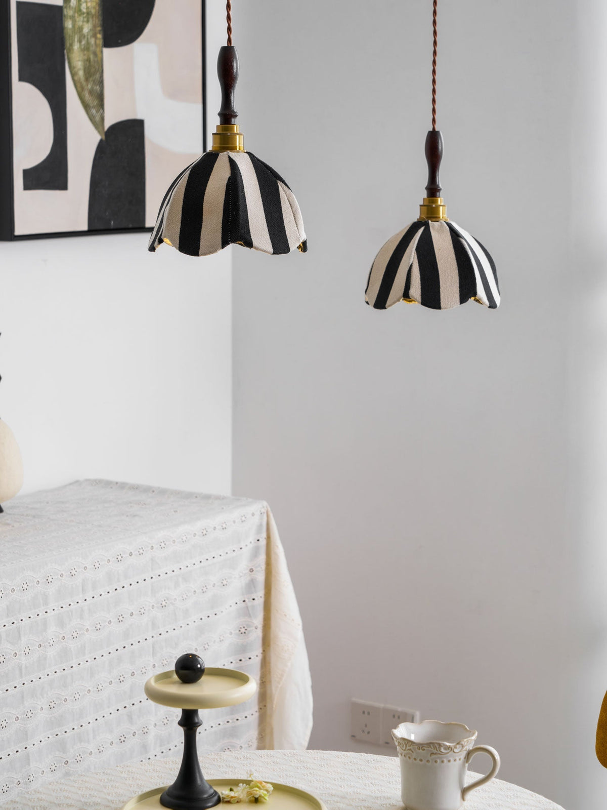 Isolder lampada a sospensione in tessuto