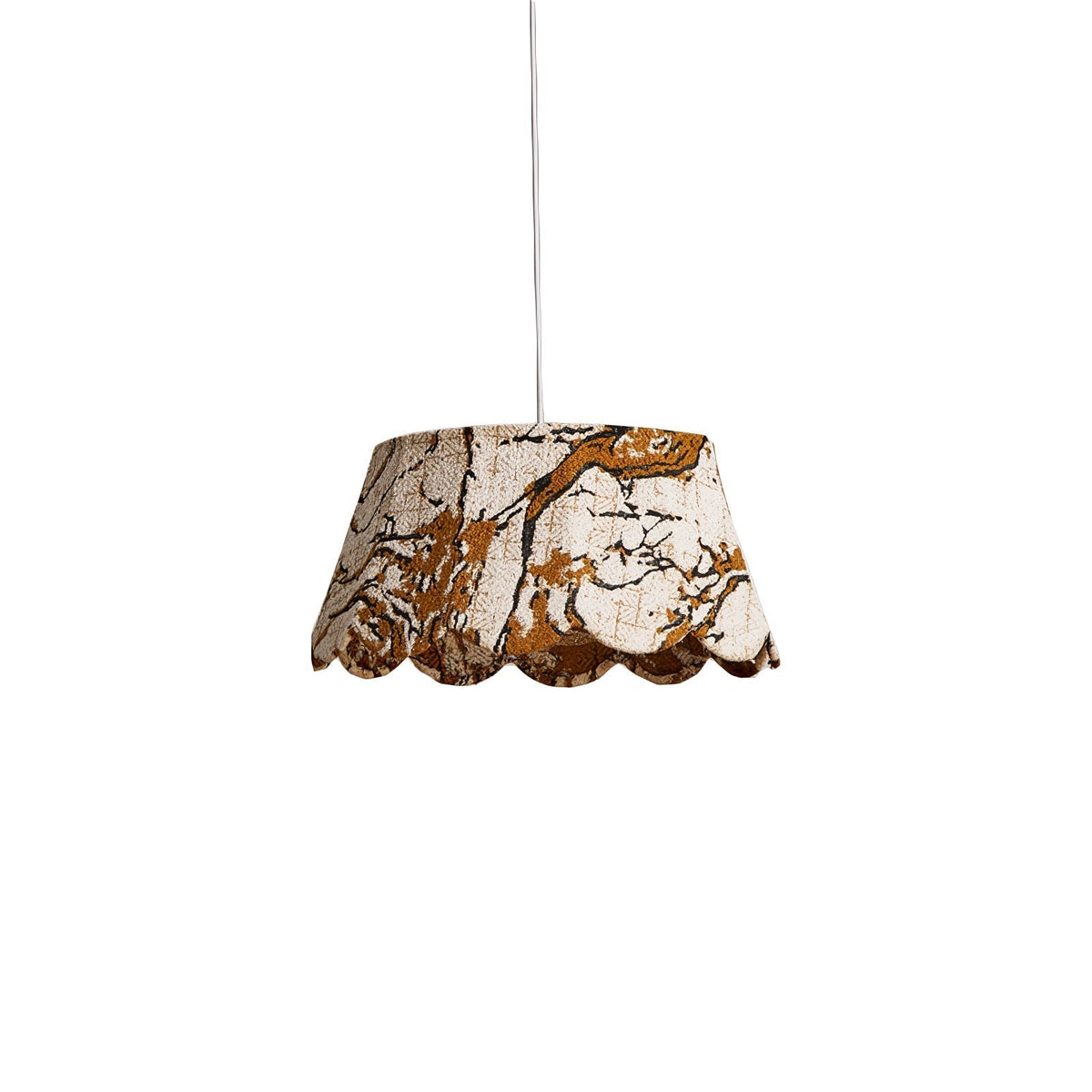Vavenia lampada a sospensione Creativity Scallop tessuto