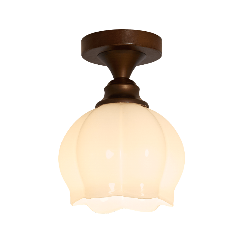 Alveneth lampada da soffitto in vetro artistico nordico premium