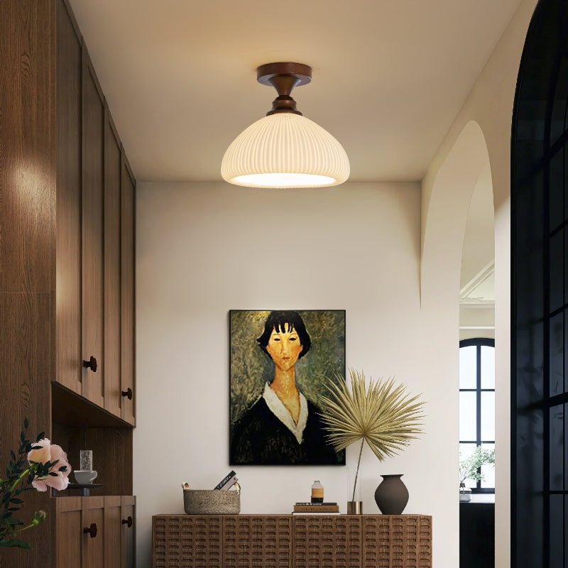 Alveneth lampada da soffitto in vetro artistico nordico premium