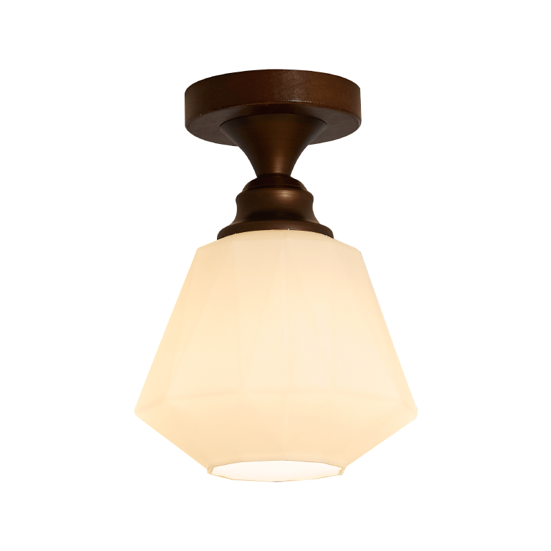 Alveneth lampada da soffitto in vetro artistico nordico premium