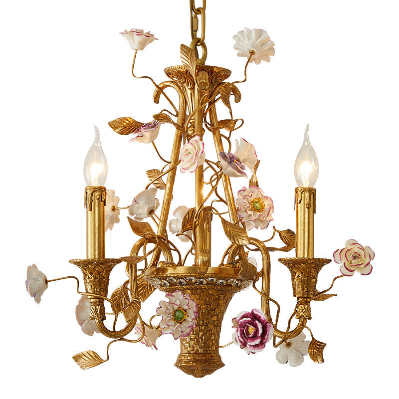 Corisande lampadario fiori