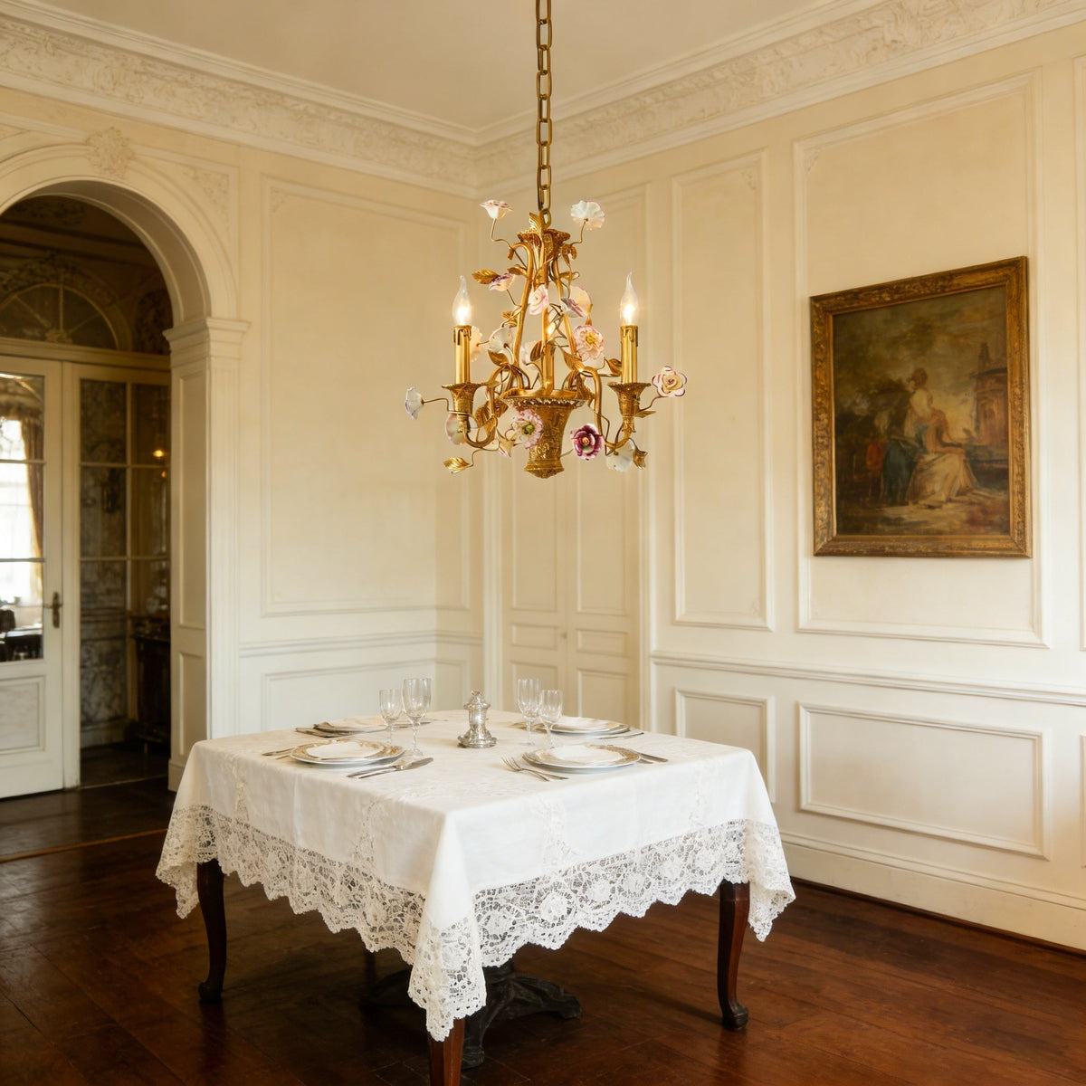 Corisande lampadario fiori