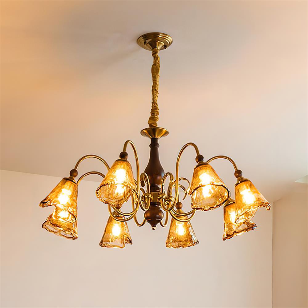 Amber-Bloom lampadario