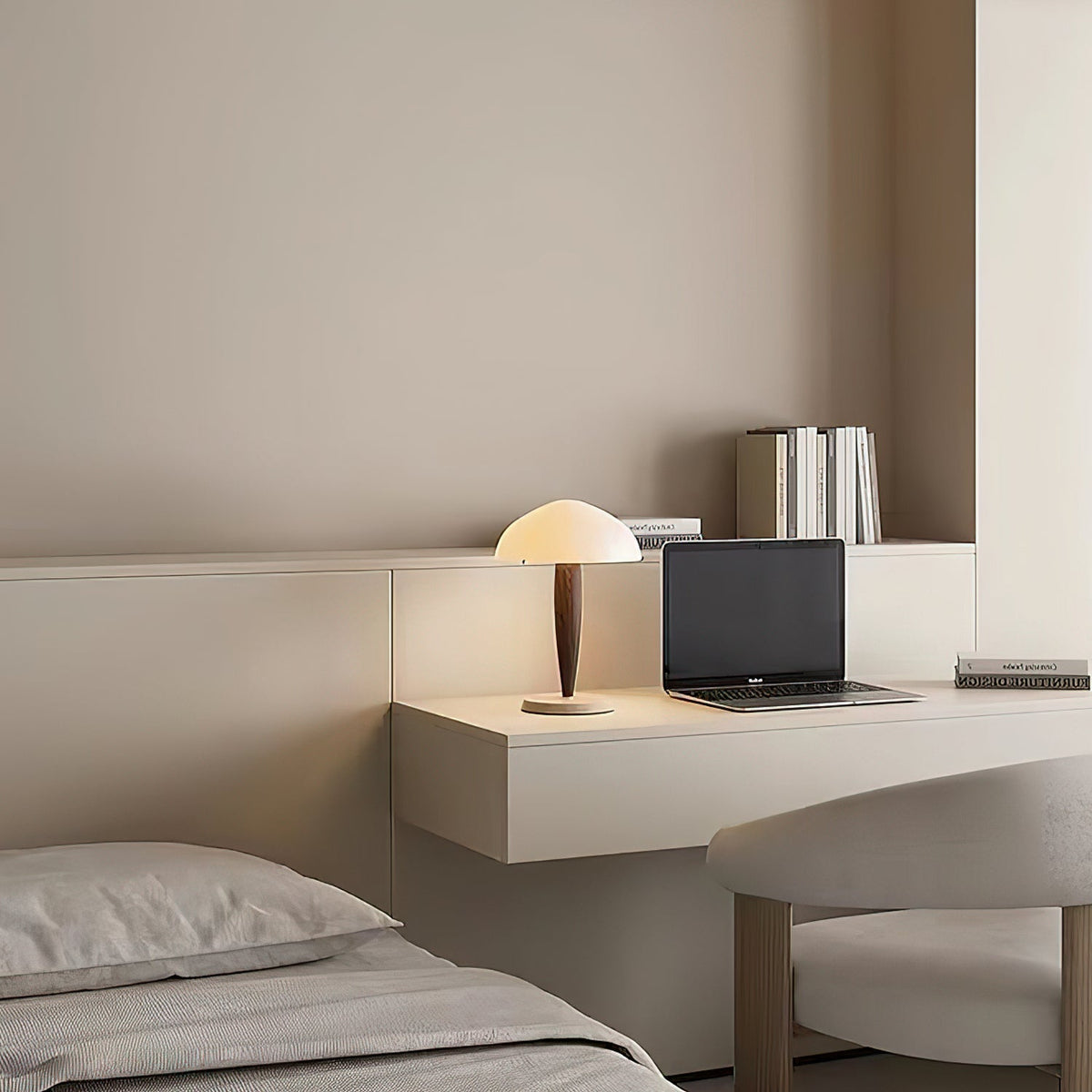 Jackson lampada da tavolo in vetro minimalista