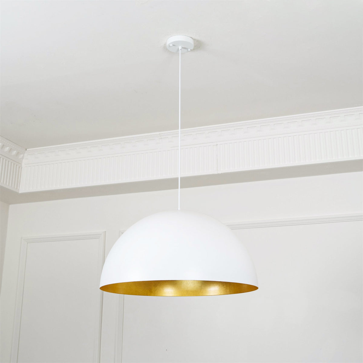 Renorira lampada a sospensione con Paralume a Cupola per sala da pranzo