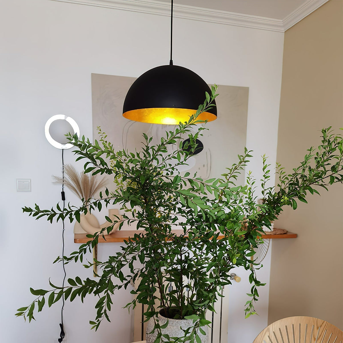 Renorira lampada a sospensione con Paralume a Cupola per sala da pranzo