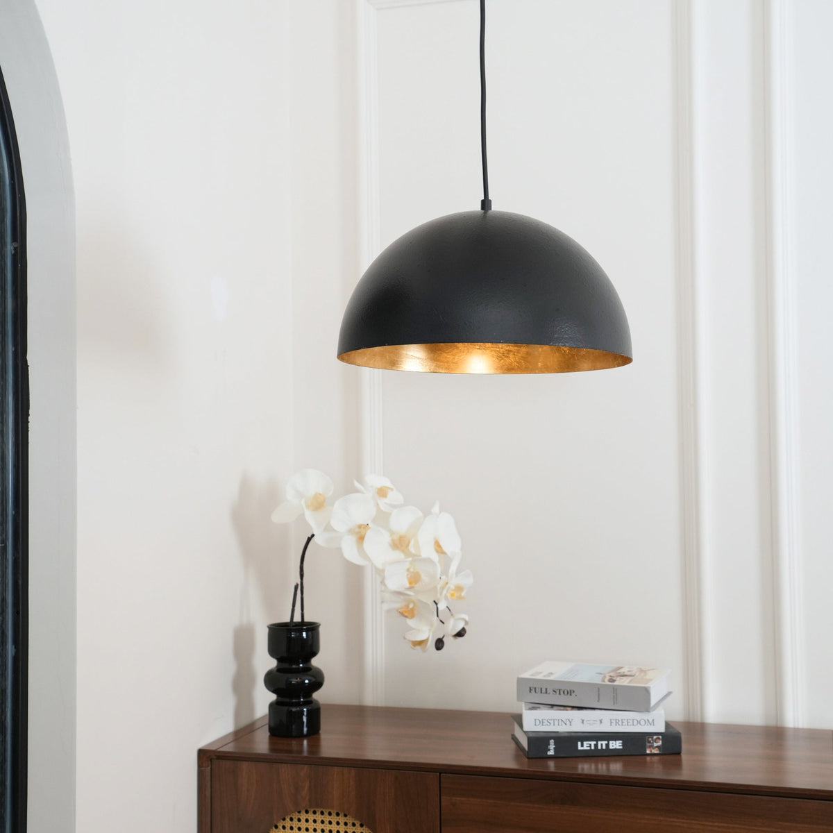 Renorira lampada a sospensione con Paralume a Cupola per sala da pranzo