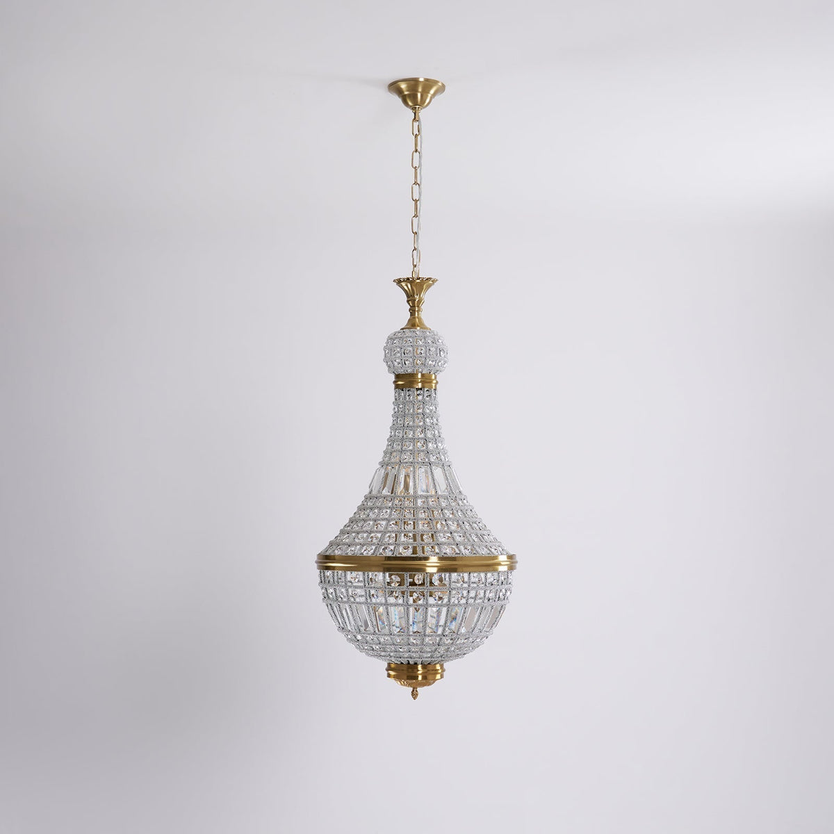Auristella lampadario in Cristallo