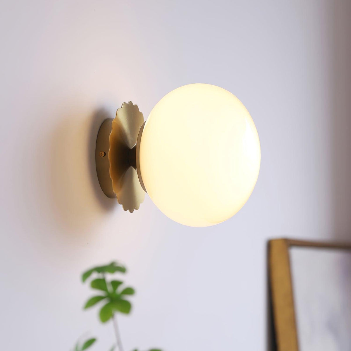 Stefan lampada da parete moderna minimalista in vetro