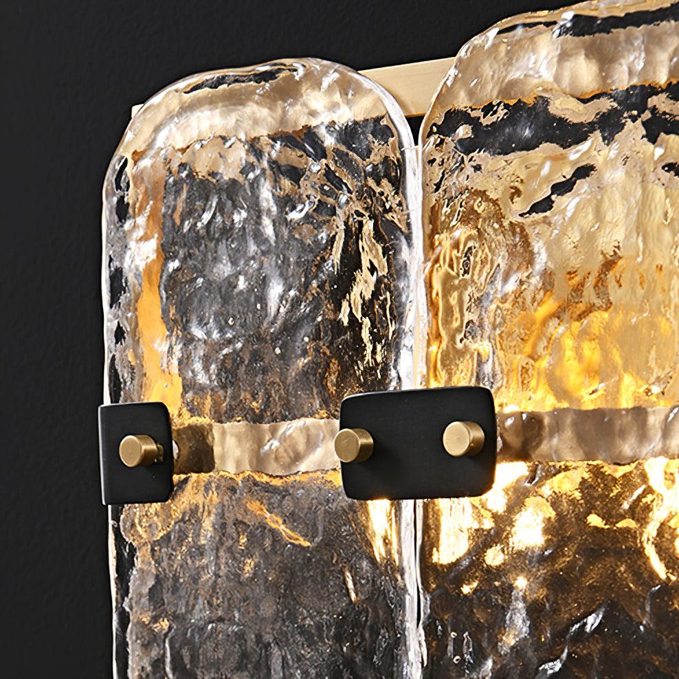Eiruaine lampada da parete in vetro Massiccio