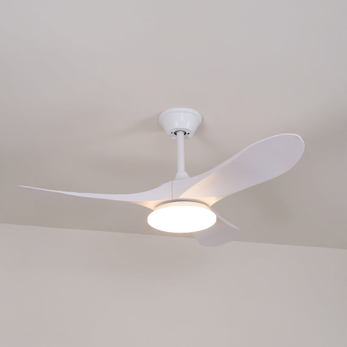 Oriken Ventilatore da soffitto con luce minimalista