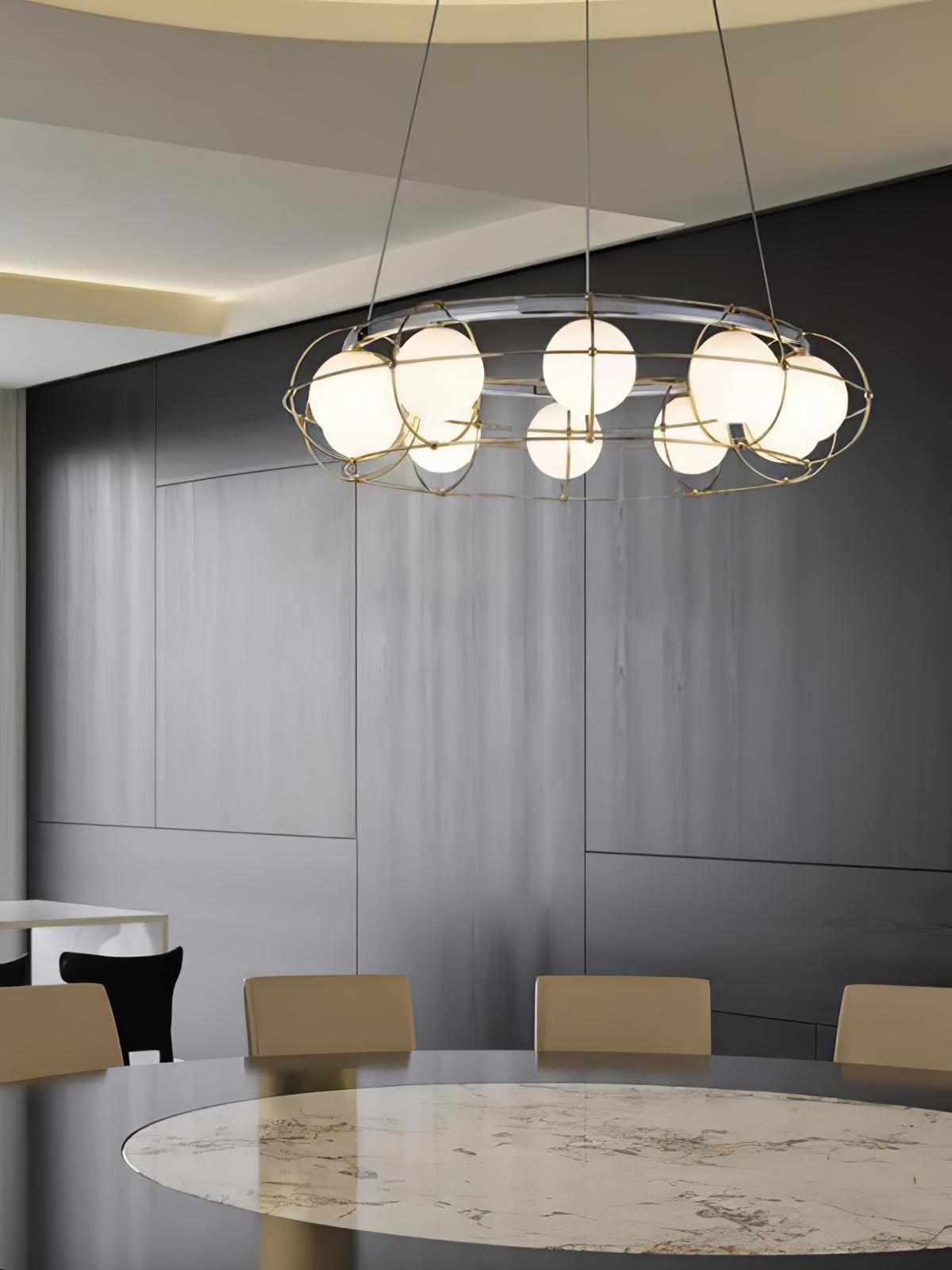 Velinissa lampadario in vetro moderno