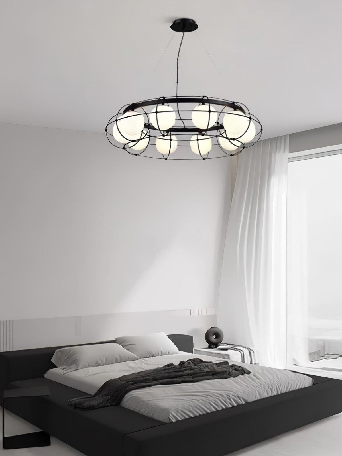 Velinissa lampadario in vetro moderno