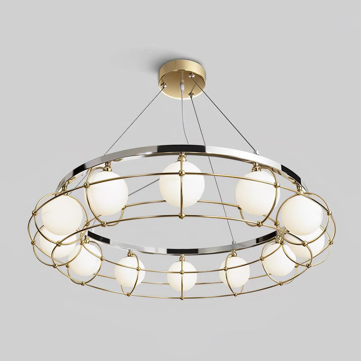 Velinissa lampadario in vetro moderno