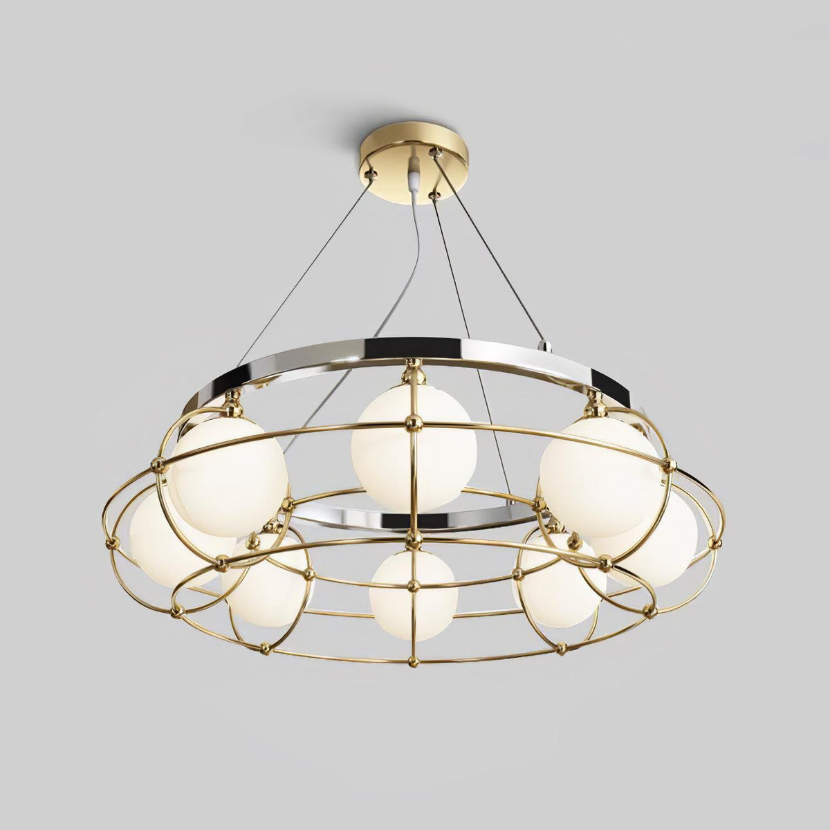 Velinissa lampadario in vetro moderno
