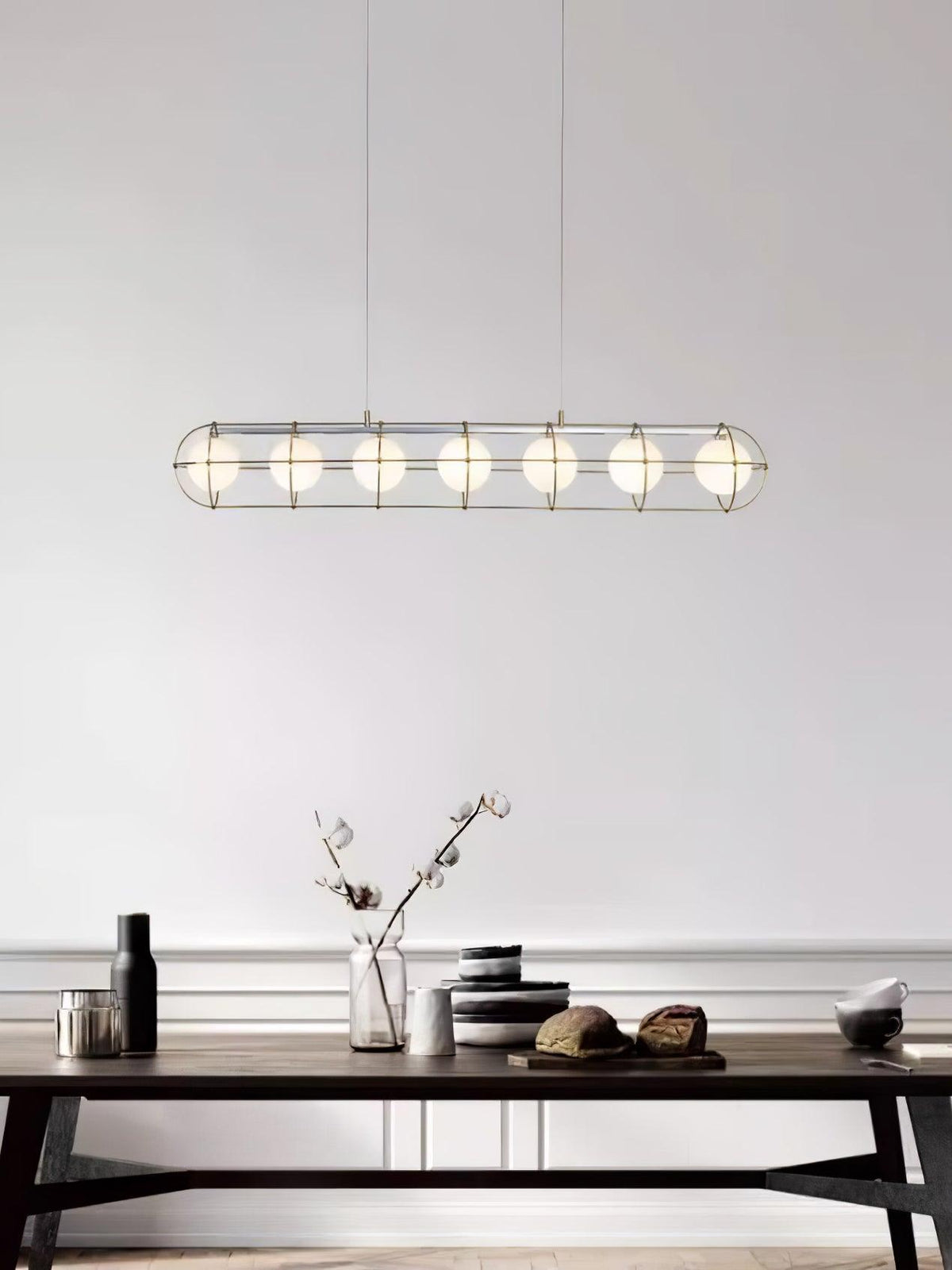 Velinissa lampadario in vetro moderno